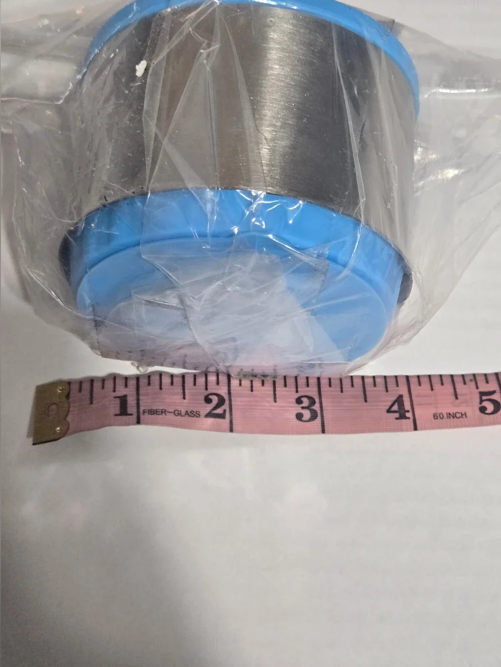 Dog Lick Bowl Slow Feeder Treat Dispenser w/ Spatula Stainless Steel Blue Small